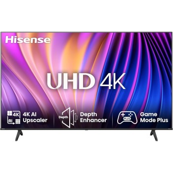 Hisense TV 75" 4K Ultra HD 75E63NT, Smart TV VIDAA U7, Dolby Vision, HDR 10+, DTS Virtual:X, Game Mode Plus, Alexa Built-in, VIDAA Voice, Tuner DVB-T2/S2 HEVC 10, lativù 4K - 75 Pollici Hisense TV 75" 4K Ultra HD 75E63NT, Smart TV VIDAA U7, Dolby Vision, HDR 10+, DTS Virtual:X, Game Mode Plus, Alexa Built-in, VIDAA Voice, Tuner DVB-T2/S2 HEVC 10, lativù 4K - 75 Pollici