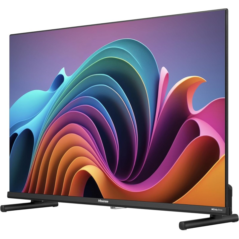 Hisense TV 32" QLED FHD 32E53NQT, Smart TV VIDAA U6, HDR10, Game Mode, Dolby Atmos, Works with Alexa, Tuner DVB-T2/S2 HEVC 10, lativù - 32 Pollici Hisense TV 32" QLED FHD 32E53NQT, Smart TV VIDAA U6, HDR10, Game Mode, Dolby Atmos, Works with Alexa, Tuner DVB-T2/S2 HEVC 10, lativù - 32 Pollici