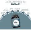 Omega 3 Olio di Pesce con 1000 mg EPA e 500 mg DHA - Alto Dosaggio Quotidiano - Senza Retrogusto - 2000 mg Olio di Pesce - 60 Capsule Softgel - Integratore Omega 3 e Acidi Grassi Essenziali EPA DHA