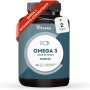 Omega 3 Olio di Pesce con 1000 mg EPA e 500 mg DHA - Alto Dosaggio Quotidiano - Senza Retrogusto - 2000 mg Olio di Pesce - 60 Capsule Softgel - Integratore Omega 3 e Acidi Grassi Essenziali EPA DHA