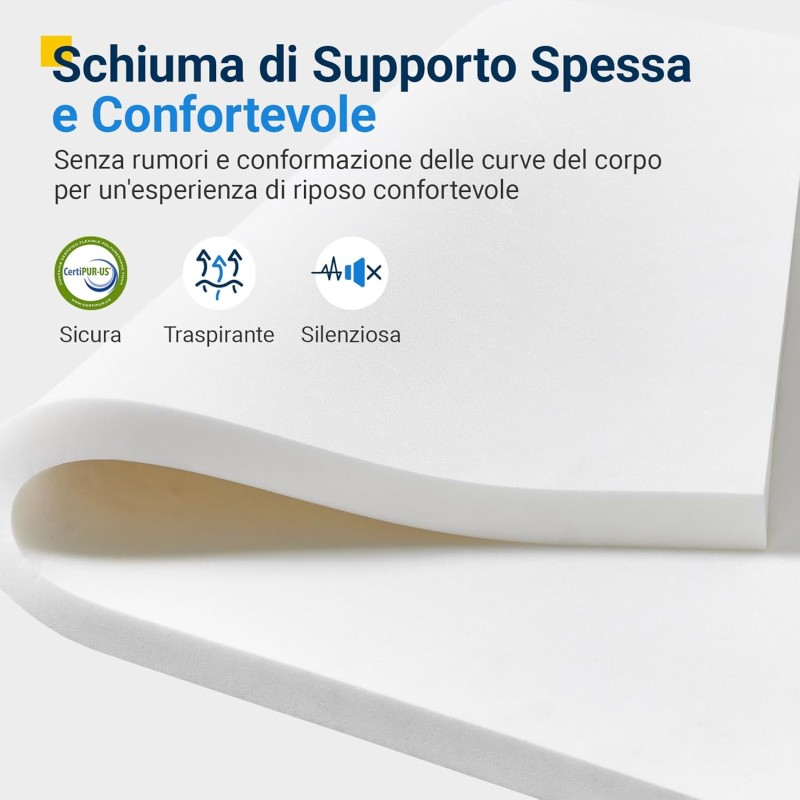 Avenco Materasso 140x190,Materasso Matrimoniale Molle Insacchettate a 3 zone Supporto Personalizzato, Isolamento del Movimento, Nessun Rumore per Migliorare la Qualità del Sonno - 140x190cm Avenco Materasso 140x190,Materasso Matrimoniale Molle Insacchettate a 3 zone Supporto Personalizzato, Isolamento del Movimento, Nessun Rumore per Migliorare la Qualità del Sonno - 140x190cm