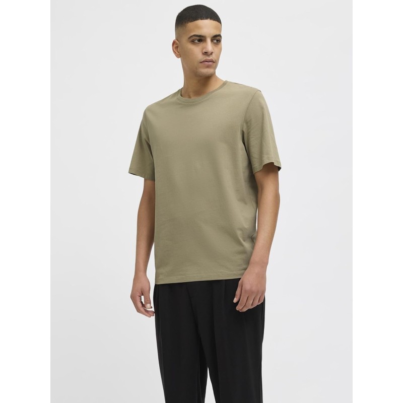 JACK & JONES Jjeorganic Basic Tee SS O-Neck Noos T-Shirt Uomo - M Coriander JACK & JONES Jjeorganic Basic Tee SS O-Neck Noos T-Shirt Uomo - M Coriander