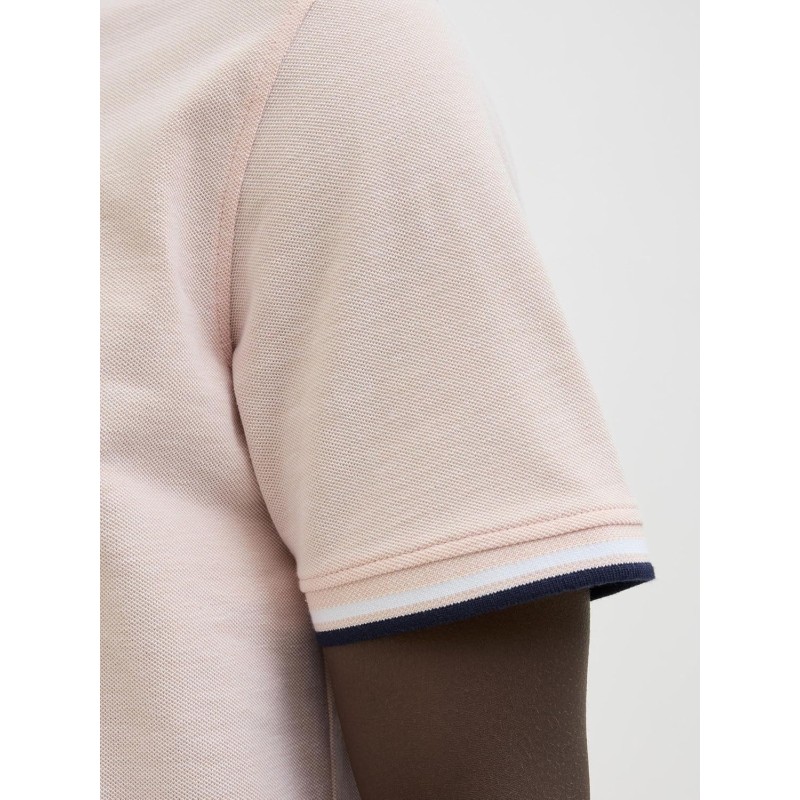 JACK & JONES Polo Plain Shirt Collar Polo - XXL Peach Parfait/Detail: Play JACK & JONES Polo Plain Shirt Collar Polo - XXL Peach Parfait/Detail: Play