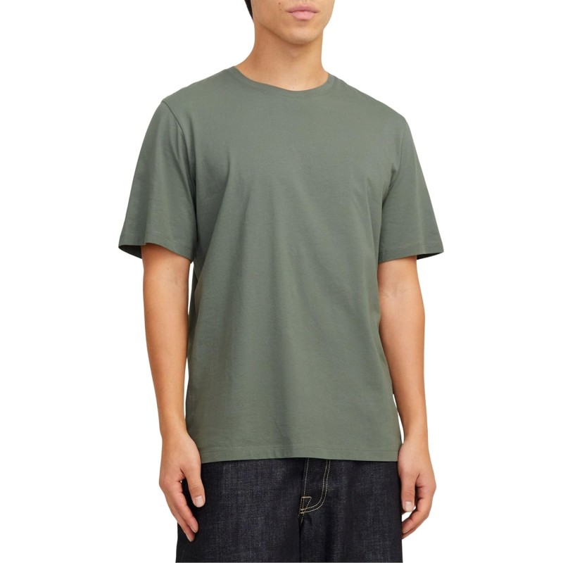 JACK & JONES Jjeorganic Basic Tee SS O-Neck Noos T-Shirt Uomo (Pacco da 1) - M Agave Green JACK & JONES Jjeorganic Basic Tee SS O-Neck Noos T-Shirt Uomo (Pacco da 1) - M Agave Green