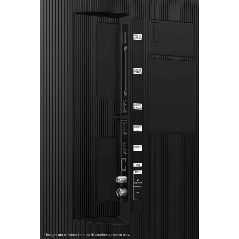 Samsung TV UE55DU7170UXZT LED 4K, Smart TV 55" Crystal Processor 4K, Slim Look, DVBT-2, Q-Symphony & OTS Lite, Integrato con Bixby, compatibile con Alexa e Google Assistant, Black 2024 - 55"