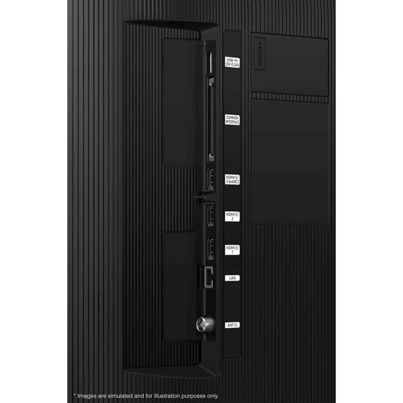 Samsung TV UE55DU7170UXZT LED 4K, Smart TV 55" Crystal Processor 4K, Slim Look, DVBT-2, Q-Symphony & OTS Lite, Integrato con Bixby, compatibile con Alexa e Google Assistant, Black 2024 - 55"