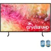 Samsung TV UE55DU7170UXZT LED 4K, Smart TV 55" Crystal Processor 4K, Slim Look, DVBT-2, Q-Symphony & OTS Lite, Integrato con Bixby, compatibile con Alexa e Google Assistant, Black 2024 - 55"