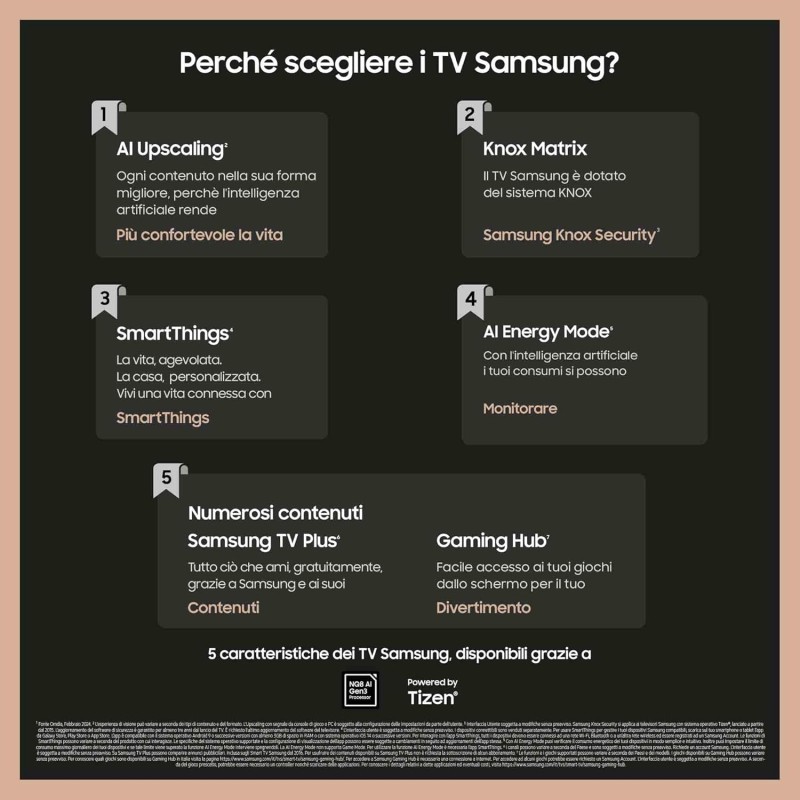 Samsung TV UE55DU7170UXZT LED 4K, Smart TV 55" Crystal Processor 4K, Slim Look, DVBT-2, Q-Symphony & OTS Lite, Integrato con Bixby, compatibile con Alexa e Google Assistant, Black 2024 - 55"