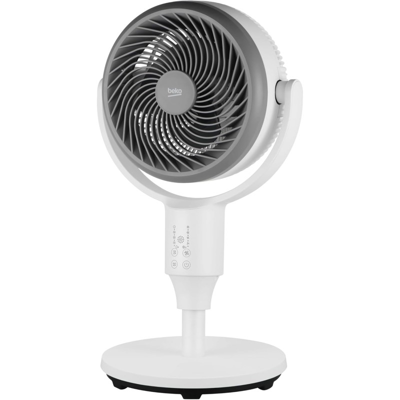 Beko - EFS7000CW - Ventilatore 2 in 1 a piantana e da tavolo, 30 W, 4 Velocità, Altezza e Inclinazione Regolabile - Bianco, 35 x 30 x 108 cm - Bianco Con Telecomando Beko - EFS7000CW - Ventilatore 2 in 1 a piantana e da tavolo, 30 W, 4 Velocità, Altezza e Inclinazione Regolabile - Bianco, 35 x 30 x 108 cm - Bianco Con Telecomando