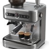 Macchina per espresso semi-automatica Philips Barista Brew - Guida Intuitiva, Pressino Calibrato, Design Elegante, Contenitore per Chicchi 250 g, metallo Argento (PSA3218/01) - Cromato