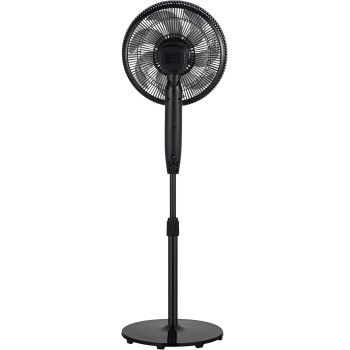 Beko - EFS6700B - Ventilatore a Piantana, 50 W, 3 Velocità, Altezza e Inclinazione Regolabile - Nero, 40,1 x 40 x 134,5 cm - Nero Con Telecomando