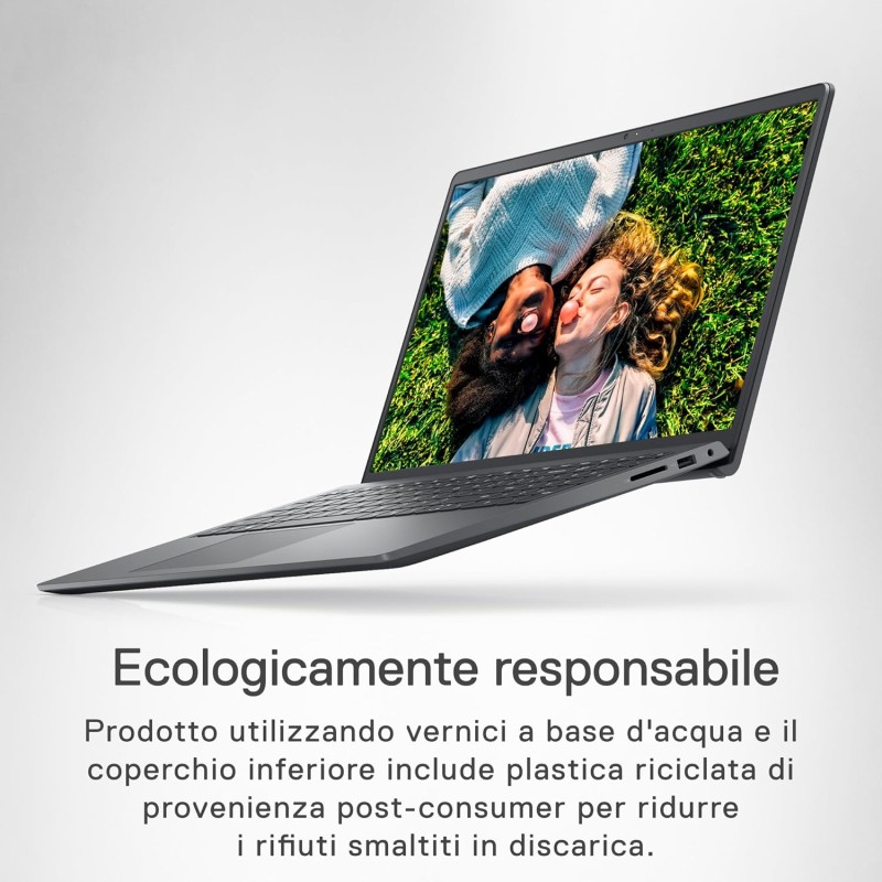 Dell Inspiron 15 3520 Notebook 15.6" Schermo FHD (1920 x 1080), Intel Core i5-1235U, Grafica Intel UHD, 16 GB RAM, 512 GB SSD, Windows 11 Home, Tastiera Italiana, Nero