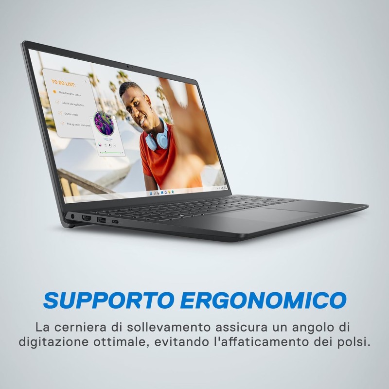 Dell Inspiron 15 3535 Notebook 15.6 inch FHD+ (1920 x 1080) Laptop, AMD Ryzen 5 7520U Processor, AMD Radeon Graphics, 8GB RAM, 512GB SSD, Windows 11 Home, Italian Keyboard, Nero Dell Inspiron 15 3535 Notebook 15.6 inch FHD+ (1920 x 1080) Laptop, AMD Ryzen 5 7520U Processor, AMD Radeon Graphics, 8GB RAM, 512GB SSD, Windows 11 Home, Italian Keyboard, Nero