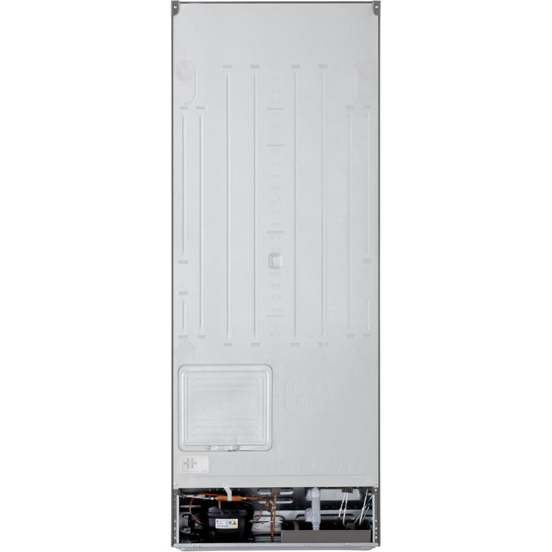 LG GTBV44PYBKD Frigorifero Doppia Porta 70cm, Classe E, 461l, Connettività Wi-fi Con App Thinq, Porte Piatte, Tecnologia Door & Linear Cooling, Display Esterno, Compressore Smart Inverter, Argento - 70 cm Prime Silver