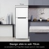 LG GTBV44PYBKD Frigorifero Doppia Porta 70cm, Classe E, 461l, Connettività Wi-fi Con App Thinq, Porte Piatte, Tecnologia Door & Linear Cooling, Display Esterno, Compressore Smart Inverter, Argento - 70 cm Prime Silver