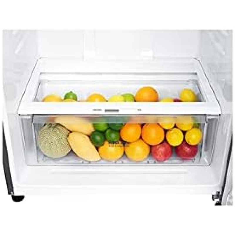 LG GTF744PZPED Frigorifero Doppia Porta, Classe E, 509l, Wi-fi, Door Cooling, Gestione Umidità,dispenser Acqua, Cassetto 0 Gradi, Fabbricatore Del Ghiaccio, Compressore Smart Inverter, Inox - 78 cm Inox Premium