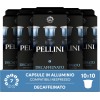Pellini Top Decaffeinato, 100 Capsule in Alluminio Compatibili Nespresso, Miscela di Caffè Arabica e Robusta con Sentori di Frutta Secca e Fichi, 10 Confezioni da 10 Capsule Pellini Top Decaffeinato, 100 Capsule in Alluminio Compatibili Nespresso, Miscela di Caffè Arabica e Robusta con Sentori di Frutta Secca e Fichi, 10 Confezioni da 10 Capsule