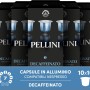 Pellini Top Decaffeinato, 100 Capsule in Alluminio Compatibili Nespresso, Miscela di Caffè Arabica e Robusta con Sentori di Frutta Secca e Fichi, 10 Confezioni da 10 Capsule