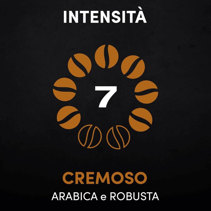 Pellini Cremoso, 100 Capsule in Alluminio Compatibili Nespresso, Miscela di Caffè Arabica e Robusta dal Gusto Avvolgente, Speziato con Note di Caramello e Nocciola, 10 Confezioni da 10 Capsule Pellini Cremoso, 100 Capsule in Alluminio Compatibili Nespresso, Miscela di Caffè Arabica e Robusta dal Gusto Avvolgente, Speziato con Note di Caramello e Nocciola, 10 Confezioni da 10 Capsule