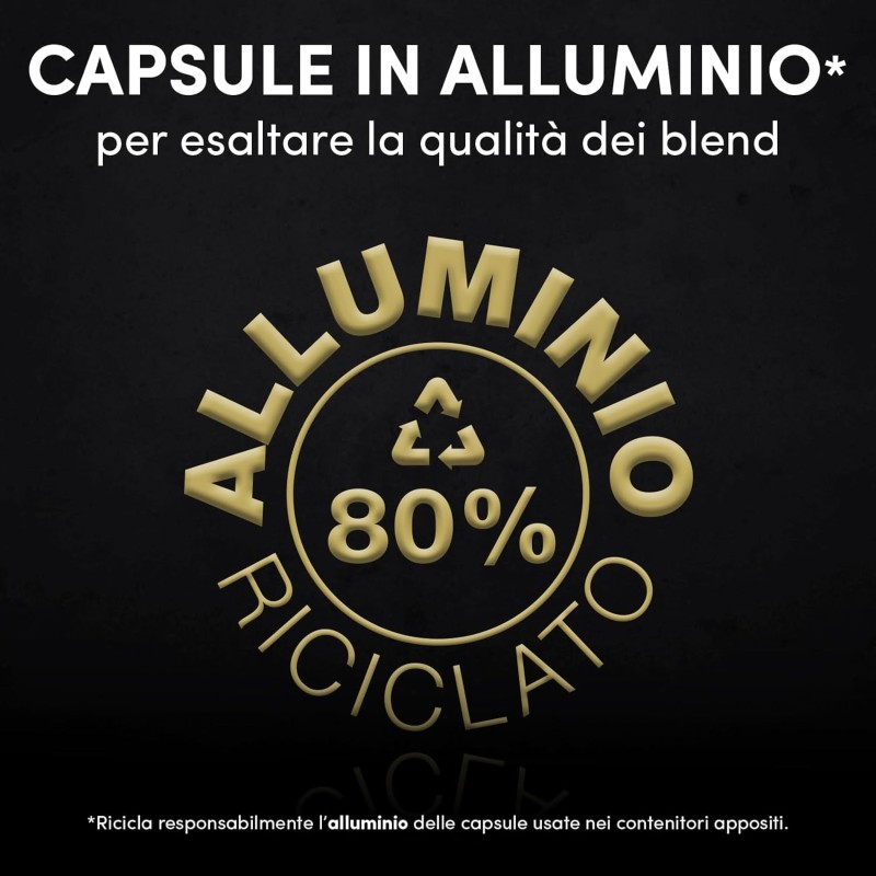 Pellini Cremoso, 100 Capsule in Alluminio Compatibili Nespresso, Miscela di Caffè Arabica e Robusta dal Gusto Avvolgente, Speziato con Note di Caramello e Nocciola, 10 Confezioni da 10 Capsule Pellini Cremoso, 100 Capsule in Alluminio Compatibili Nespresso, Miscela di Caffè Arabica e Robusta dal Gusto Avvolgente, Speziato con Note di Caramello e Nocciola, 10 Confezioni da 10 Capsule