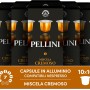 Pellini Cremoso, 100 Capsule in Alluminio Compatibili Nespresso, Miscela di Caffè Arabica e Robusta dal Gusto Avvolgente, Speziato con Note di Caramello e Nocciola, 10 Confezioni da 10 Capsule