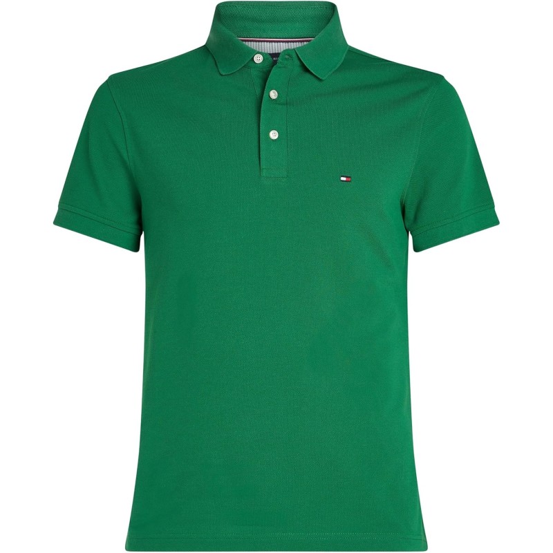 Tommy Hilfiger Uomo Maglietta Polo Maniche Corte 1985 Slim Fit - 3XL Verde (Nouveau Green) Tommy Hilfiger Uomo Maglietta Polo Maniche Corte 1985 Slim Fit - 3XL Verde (Nouveau Green)