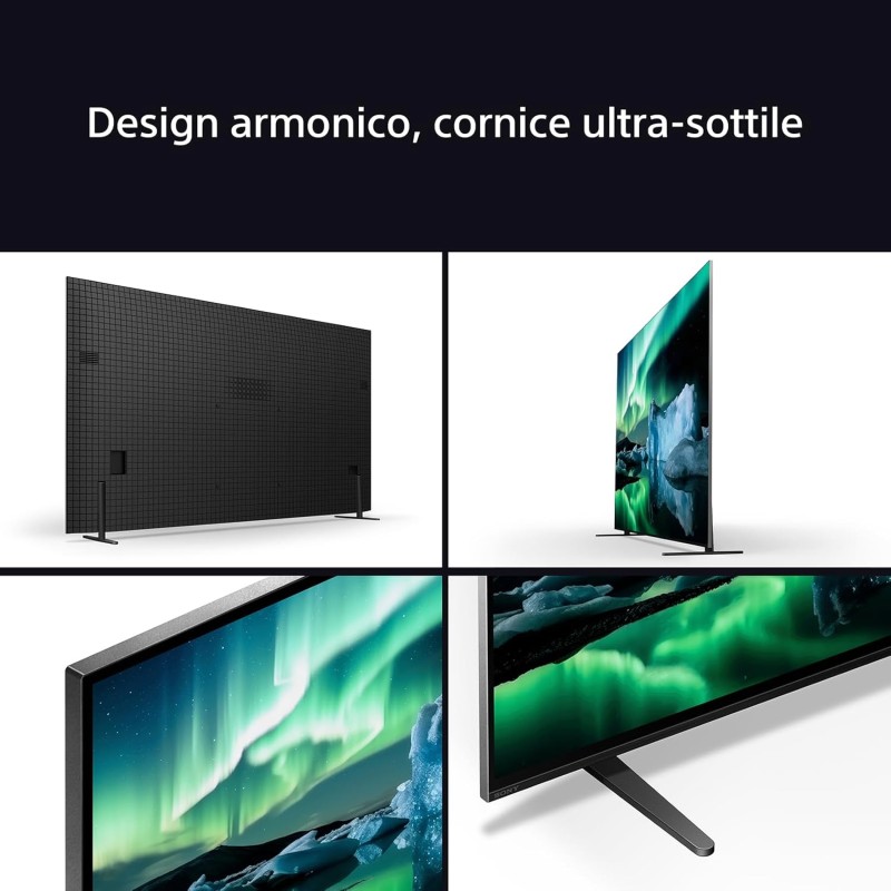 Sony BRAVIA 8 OLED 55 Pollici 4K HDR Google Smart TV | Gaming Menu per PlayStation 5, IMAX Enhanced, Dolby Vision Atmos, Chromecast, AirPlay, 120Hz 55XR80 - 55 Inch