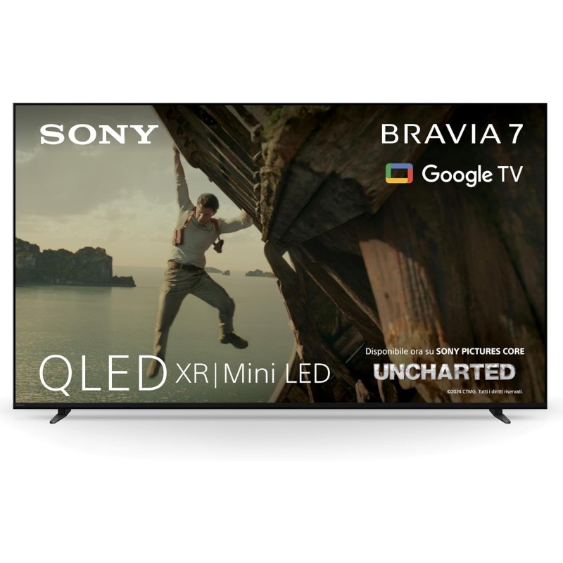 Sony BRAVIA 7 QLED (XR l Mini LED) 75 pollici 4K HDR Google Smart TV | Gaming menu per PlayStation 5, IMAX Enhanced, Dolby Vision Atmos, Chromecast, AirPlay, 120Hz 75XR70 - 75" Sony BRAVIA 7 QLED (XR l Mini LED) 75 pollici 4K HDR Google Smart TV | Gaming menu per PlayStation 5, IMAX Enhanced, Dolby Vision Atmos, Chromecast, AirPlay, 120Hz 75XR70 - 75"