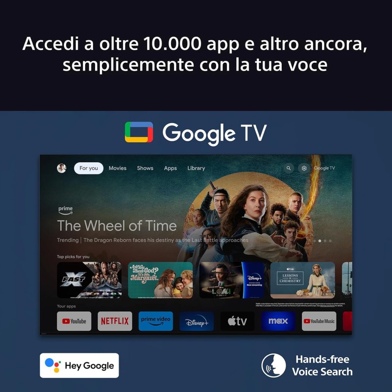 Sony BRAVIA 7 QLED (XR l Mini LED) 65 pollici 4K HDR Google Smart TV | Gaming menu per PlayStation 5, IMAX Enhanced, Dolby Vision Atmos, Chromecast, AirPlay, 120Hz 65XR70 - 65" Sony BRAVIA 7 QLED (XR l Mini LED) 65 pollici 4K HDR Google Smart TV | Gaming menu per PlayStation 5, IMAX Enhanced, Dolby Vision Atmos, Chromecast, AirPlay, 120Hz 65XR70 - 65"