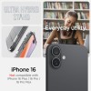 Spigen Cover per iPhone 16, Ultra Hybrid S MagFit, Compatibile con MagSafe - Trasparente - Trasparente.