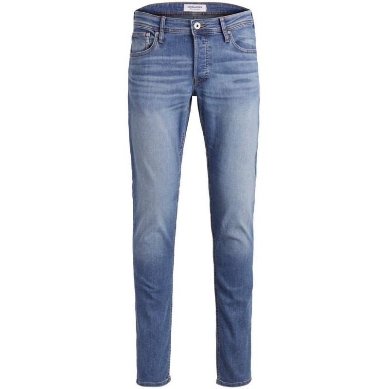 JACK & JONES Jeans Slim Fit a Vita Bassa. Chiusura con Patta e Bottoni. - 32W / 30L Double-pack:blue Denim/Azul JACK & JONES Jeans Slim Fit a Vita Bassa. Chiusura con Patta e Bottoni. - 32W / 30L Double-pack:blue Denim/Azul