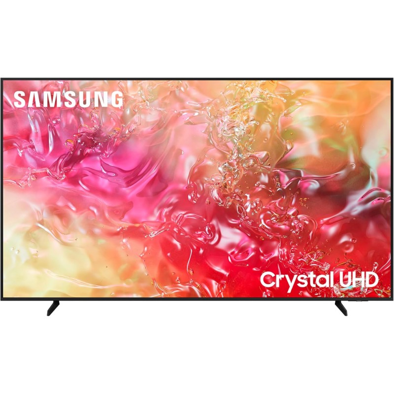 Samsung Smart TV 43" UE43DU7170UXZT, Crystal 4K UHD, 4K Upscaling, Slim Look, DVBT-2, Q-Symphony & OTS Lite, Integrato con Bixby, comp con Alexa e Google Assistant, Black 2024 - 43"