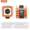 VEVOR Trasformatore di tensione 2000VA, 6,6 Amp, Regolatore di tensione CA con ingresso 230 V e uscita 0-300 V, con display LCD 4 fusibili per ufficio industriale domestico