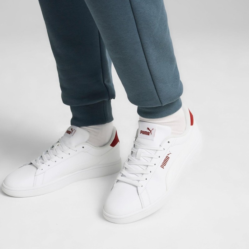 Puma Smash Buck Scarpa Tennis - 44 EU Bianco Puma Smash Buck Scarpa Tennis - 44 EU Bianco