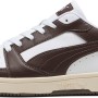 PUMA Rebound V6 Low SneakerUnisex - Adulto - 42.5 EU Puma White Chocolate Alpine Snow