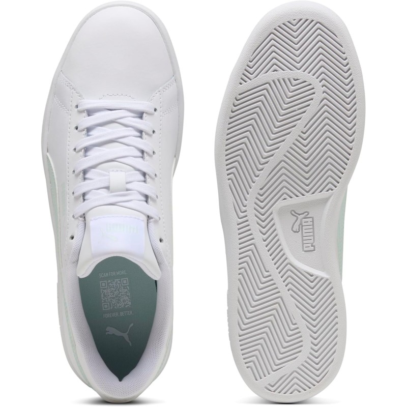 Puma Smash Buck Scarpa Tennis - 42.5 EU Puma White Peaceful Blue Puma Smash Buck Scarpa Tennis - 42.5 EU Puma White Peaceful Blue