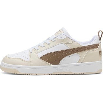 PUMA Rebound V6 Low SneakerUnisex - Adulto - 44 EU Puma White Totally Taupe Alpine Snow PUMA Rebound V6 Low SneakerUnisex - Adulto - 44 EU Puma White Totally Taupe Alpine Snow