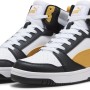 PUMA Rebound V6, Scarpe da Ginnastica Unisex-Adulto - 37.5 EU White Archive Gold Black