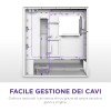 NZXT H5 Flow RGB - Case per PC da gaming mid-tower ATX compatto - Flusso d'aria elevato - Ventola F360 RGB Core (CV) inclusa - Supporto per radiatori da 360 mm (anteriore) - Bianco - Bianco NZXT H5 Flow RGB - Case per PC da gaming mid-tower ATX compatto - Flusso d'aria elevato - Ventola F360 RGB Core (CV) inclusa - Supporto per radiatori da 360 mm (anteriore) - Bianco - Bianco