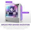 NZXT H5 Flow RGB - Case per PC da gaming mid-tower ATX compatto - Flusso d'aria elevato - Ventola F360 RGB Core (CV) inclusa - Supporto per radiatori da 360 mm (anteriore) - Bianco - Bianco NZXT H5 Flow RGB - Case per PC da gaming mid-tower ATX compatto - Flusso d'aria elevato - Ventola F360 RGB Core (CV) inclusa - Supporto per radiatori da 360 mm (anteriore) - Bianco - Bianco