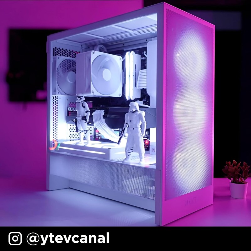 NZXT H5 Flow - Case per PC da gaming mid-tower ATX compatto - Flusso d'aria elevato - 2 ventole da 120 mm incluse - Supporto per radiatori da 360 mm (anteriore) e 240 mm (superiore) - Nero - Nero NZXT H5 Flow - Case per PC da gaming mid-tower ATX compatto - Flusso d'aria elevato - 2 ventole da 120 mm incluse - Supporto per radiatori da 360 mm (anteriore) e 240 mm (superiore) - Nero - Nero