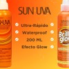 SUN UVA Acceleratore di abbronzatura scintillii dorati | Attivatore di melanina SPF Ultra veloce, impermeabile impermeabile | Pelle marrone e luminosa con mica 100% minerali | Brilli Glow Spray 200 ml SUN UVA Acceleratore di abbronzatura scintillii dorati | Attivatore di melanina SPF Ultra veloce, impermeabile impermeabile | Pelle marrone e luminosa con mica 100% minerali | Brilli Glow Spray 200 ml