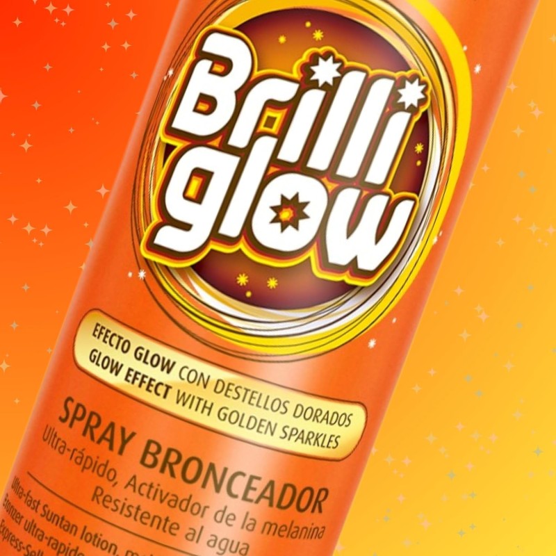 SUN UVA Acceleratore di abbronzatura scintillii dorati | Attivatore di melanina SPF Ultra veloce, impermeabile impermeabile | Pelle marrone e luminosa con mica 100% minerali | Brilli Glow Spray 200 ml SUN UVA Acceleratore di abbronzatura scintillii dorati | Attivatore di melanina SPF Ultra veloce, impermeabile impermeabile | Pelle marrone e luminosa con mica 100% minerali | Brilli Glow Spray 200 ml