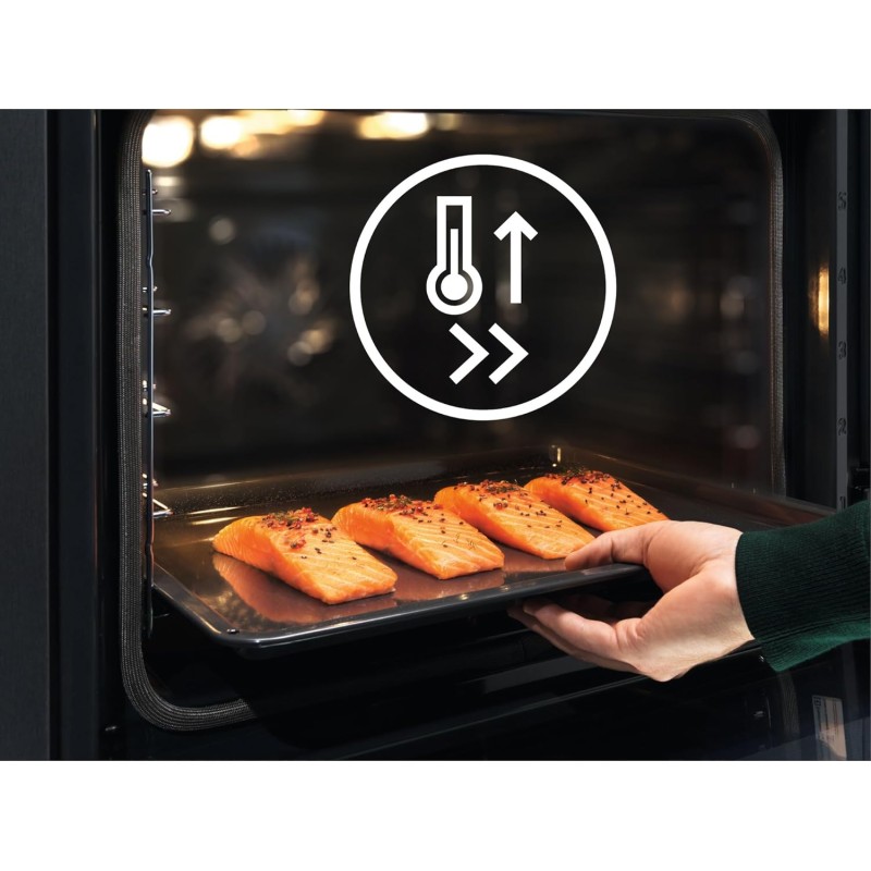 Electrolux Serie 800 SteamBoost, Forno da Incasso a Vapore Multifunzione, Capacità 70 L, EOB8S09WX, Classe A++, TECNOLOGIA VAPORE PRO, Funzione Pizza, Connessione Wi:Fi, 670x670x635 mm, Inox - Inox Electrolux Serie 800 SteamBoost, Forno da Incasso a Vapore Multifunzione, Capacità 70 L, EOB8S09WX, Classe A++, TECNOLOGIA VAPORE PRO, Funzione Pizza, Connessione Wi:Fi, 670x670x635 mm, Inox - Inox