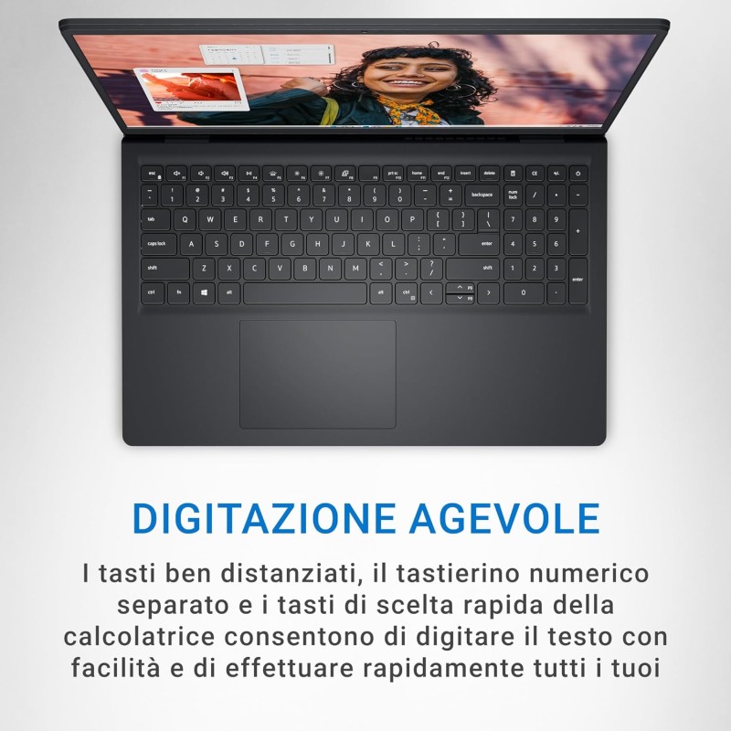 Dell Inspiron 15 3530 Portatile, Schermo 15.6" FHD 120Hz (1920 x 1080), Intel Core i5-1334U, Grafica Intel Iris Xe, 16 GB RAM, 512 GB SSD, Windows 11 Home, Tastiera Italiana, Nero Dell Inspiron 15 3530 Portatile, Schermo 15.6" FHD 120Hz (1920 x 1080), Intel Core i5-1334U, Grafica Intel Iris Xe, 16 GB RAM, 512 GB SSD, Windows 11 Home, Tastiera Italiana, Nero