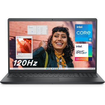 Dell Inspiron 15 3530 Portatile, Schermo 15.6" FHD 120Hz (1920 x 1080), Intel Core i5-1334U, Grafica Intel Iris Xe, 16 GB RAM, 512 GB SSD, Windows 11 Home, Tastiera Italiana, Nero