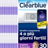 Test di Ovulazione Clearblue Digitale Avanzato. Aumenta le tue possibilità di rimanere incinta, 1 Portastick Digitale e 30 Bastoncini