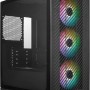 Cooler Master Elite 301 - Mini-Tower (Micro-ATX, ITX), 3 Ventole Aspirazione ARGB 120 mm (1200 RPM), Supporta Radiatore Fino a 280 mm o GPU Da 365 mm, Copertura PSU Ventilata, USB 3.2 Gen1 Type-C - Black