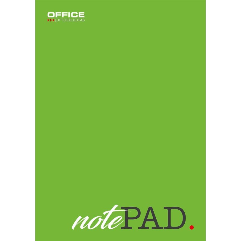 OFFICER PRODUCTS Blocco note formato A4, a quadretti, confezione da 10 pezzi, 50 fogli, 100 pagine, blocco note di carta, per scuola e ufficio, incollato sopra - A4 verde OFFICER PRODUCTS Blocco note formato A4, a quadretti, confezione da 10 pezzi, 50 fogli, 100 pagine, blocco note di carta, per scuola e ufficio, incollato sopra - A4 verde