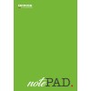OFFICER PRODUCTS Blocco note formato A4, a quadretti, confezione da 10 pezzi, 50 fogli, 100 pagine, blocco note di carta, per scuola e ufficio, incollato sopra - A4 verde OFFICER PRODUCTS Blocco note formato A4, a quadretti, confezione da 10 pezzi, 50 fogli, 100 pagine, blocco note di carta, per scuola e ufficio, incollato sopra - A4 verde